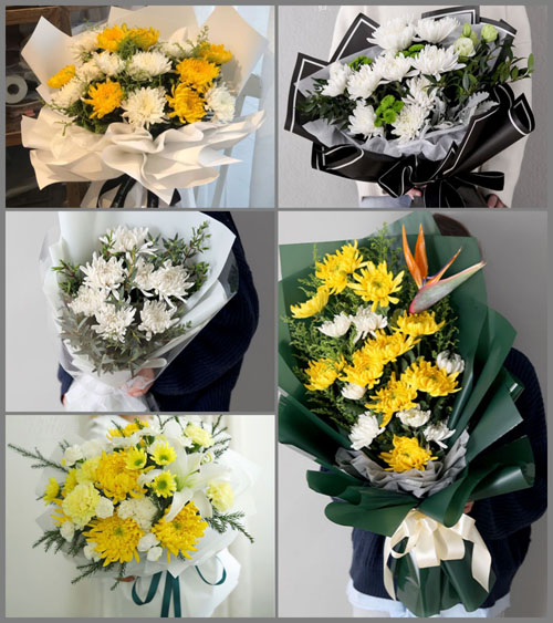 江苏镇江丹阳市白事花束代送